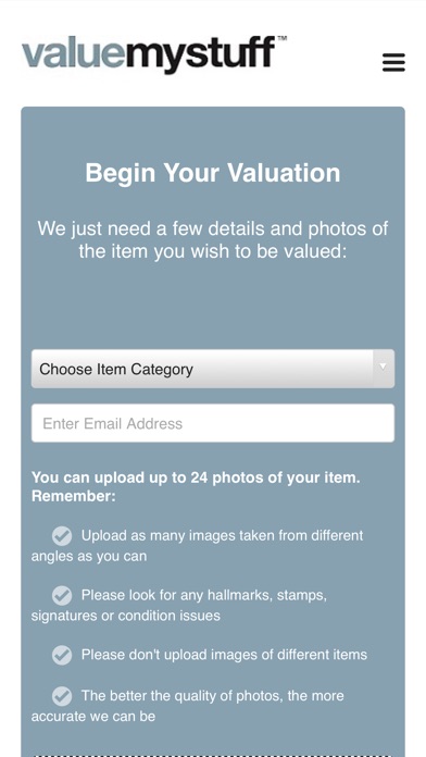 ValueMyStuff Appraisals screenshot 4