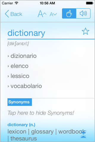 Dictionary Italian English screenshot 3