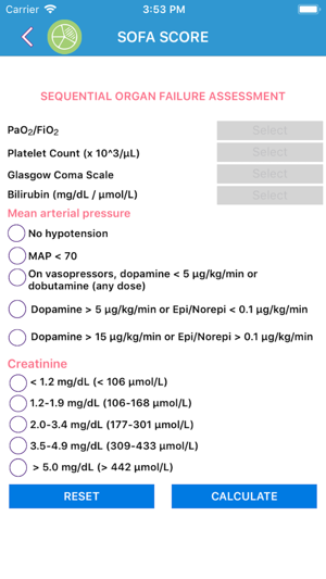 3C Critical Care Calculators(圖5)-速報App