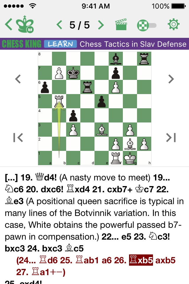 Chess Tactics in Slav Defense screenshot 2