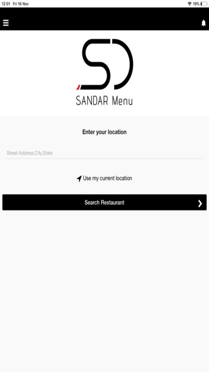 Sandar Ordering App