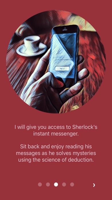 Sherlock Holmes' IM: Chat Game screenshot 2