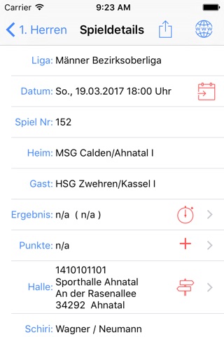 HSG Zwehren/Kassel screenshot 3