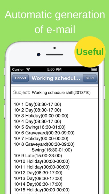 Shift Planning Calendar Pro screenshot-4