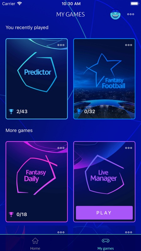 champions league fantasy football app