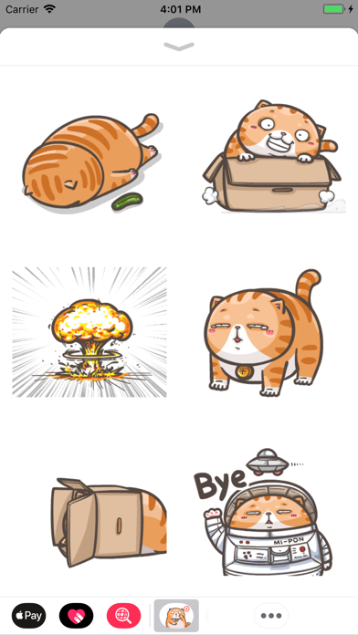 Chubby Cat Stickers Animated screenshot 4