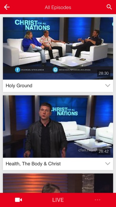 CHRIST FOR ALL NATIONS TV screenshot 2
