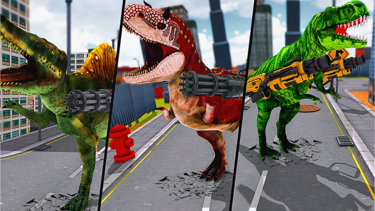 Wild Dinosaur Battle Survival screenshot-5