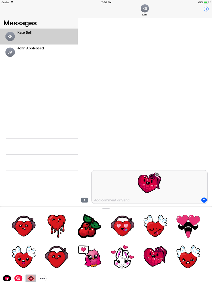 Cute Heart Sticker