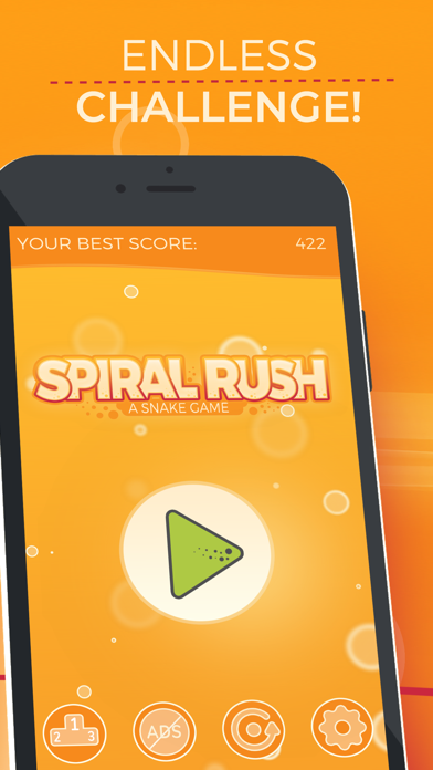 Spiral Rush: a Snake Game screenshot 2