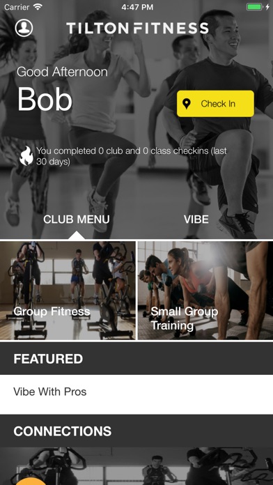 Tilton Fitness App screenshot 2
