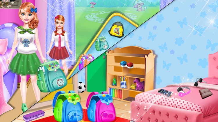 Twins sisters school day fun screenshot-4