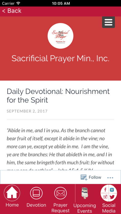 Sacrificial Prayer Ministries screenshot 4