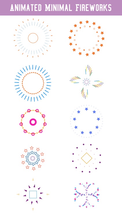 Animated Fireworks - Minimal Explosion Collection
