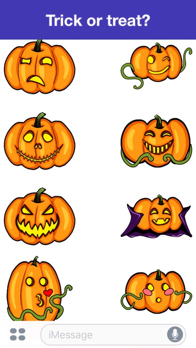 Pumpkins - Halloween stickers screenshot 3