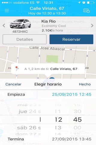 Europcar On Demand Car Sharing screenshot 4