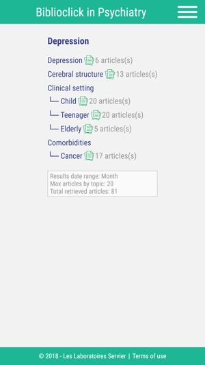 Biblioclick in Psychiatry