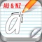 School Writing contains the education-approved handwriting fonts for each Australian State (and NZ of course), including individual cursive letters