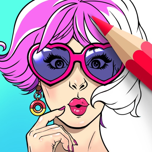 Coloring Book for Adults App iOS App