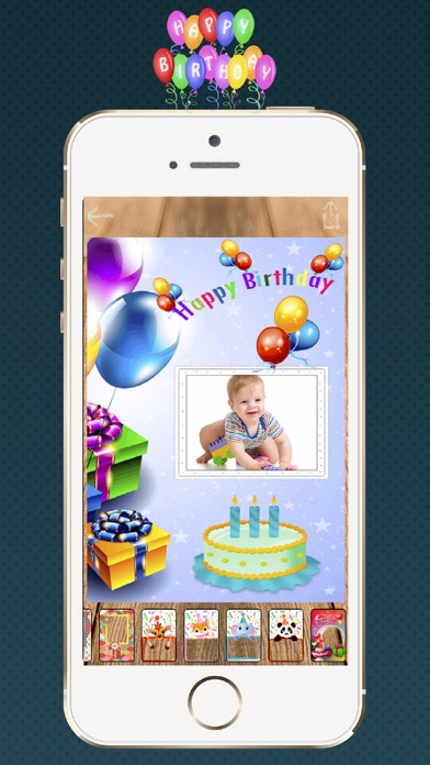 How to cancel & delete Create birthday photo frames from iphone & ipad 2