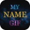 Create and share cool GIFs with your animated name