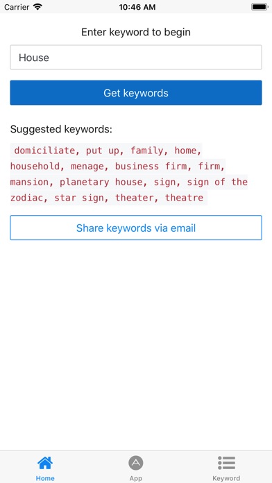 Swift Keyword Tool screenshot 3