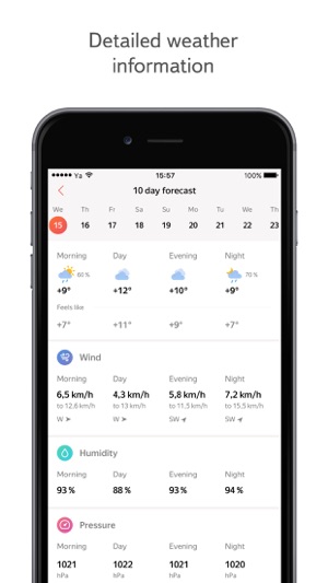 Yandex.Weather online forecast(圖3)-速報App
