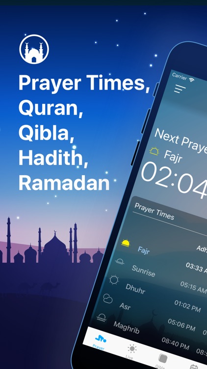 Athan Pro: Azan, Quran & Qibla screenshot-0