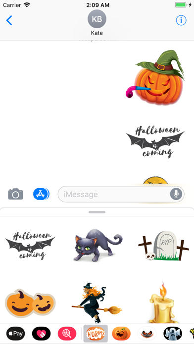 Happy Halloween Horror Sticker screenshot 2