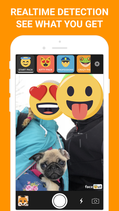 How to cancel & delete faceout - emoji privacy camera from iphone & ipad 3