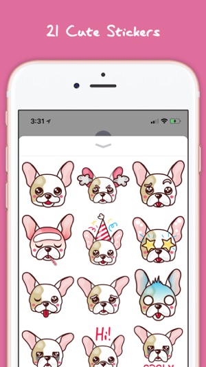 French Bulldog Sticker(圖2)-速報App