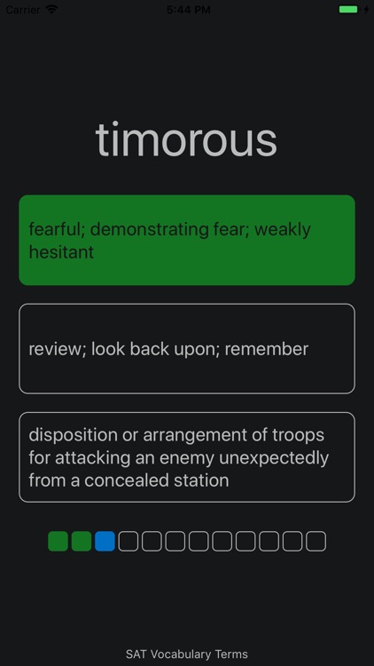 SAT Vocabulary Terms