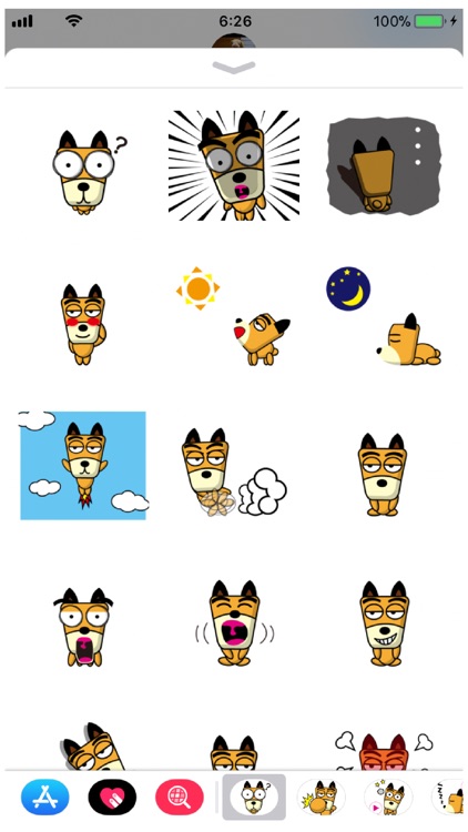 TF-Dog 2 Stickers