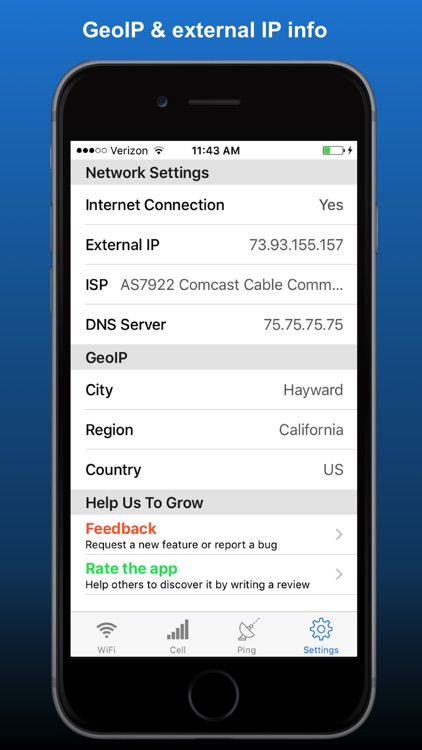 NetSignal - signal strength screenshot-3