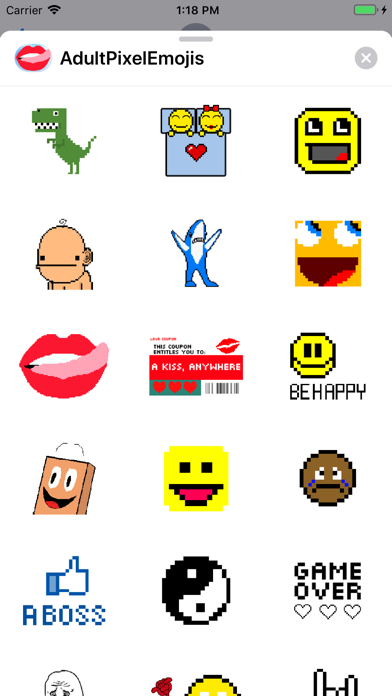 Adult Pixel Emojis screenshot 4