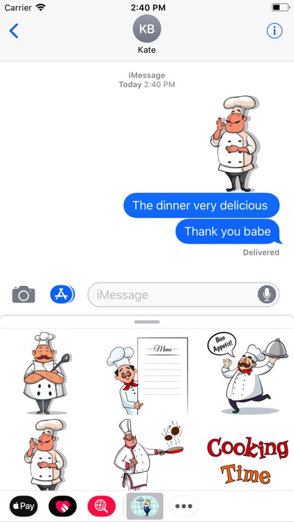 Chef Gourmet Solo Stickers