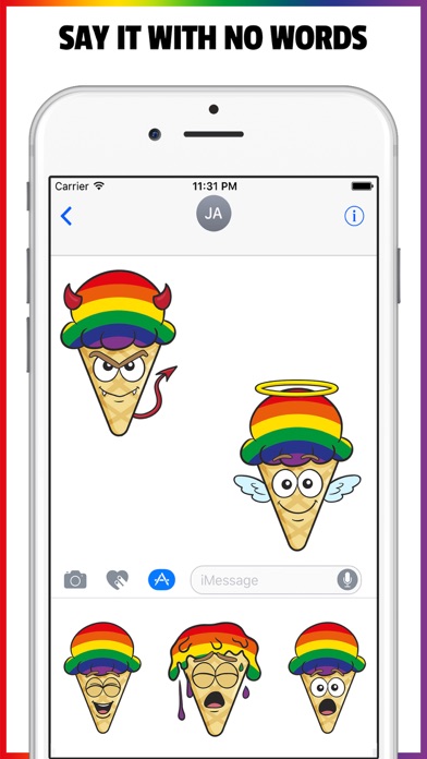Gay Pride Emoji stickers Pack screenshot 2