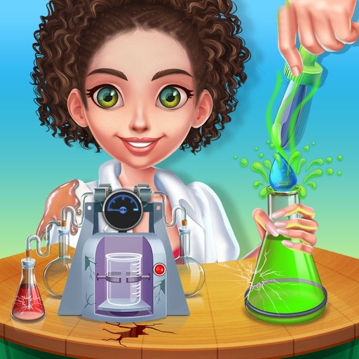 Science Experiments Lab - Scientist Girl Icon