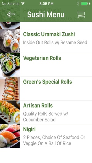 Green's Grill & Sushi Bar(圖2)-速報App