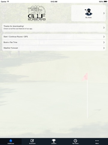 City of Columbus Golf Courses screenshot 2