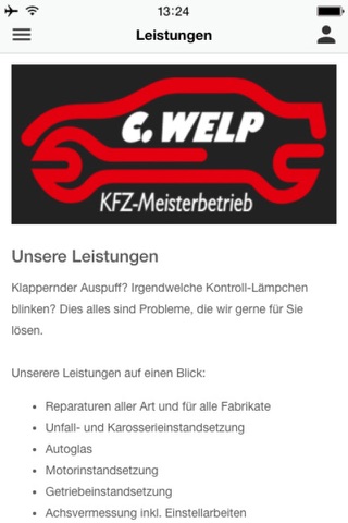 C. Welp KFZ-Meisterbetrieb screenshot 3