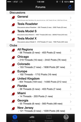 App For Tesla - náhled