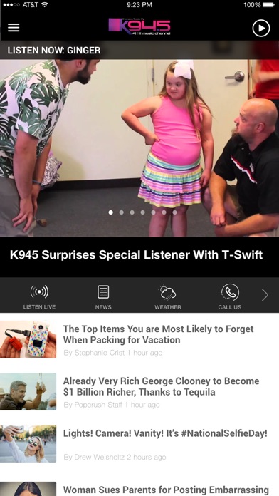 K945 - The Hit Music Channel screenshot 1