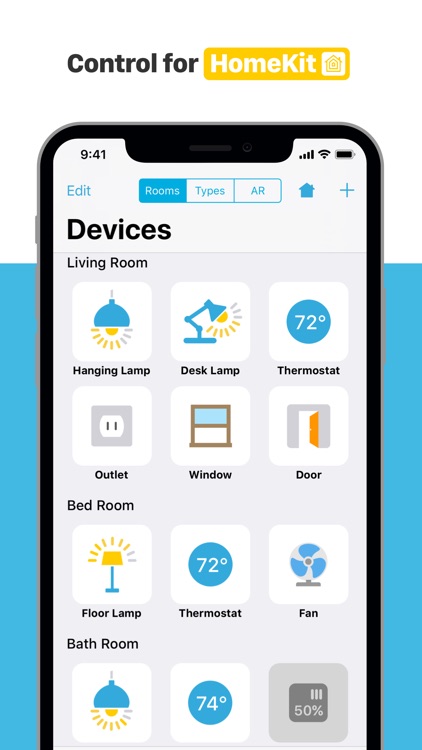 Devices – Control for HomeKit