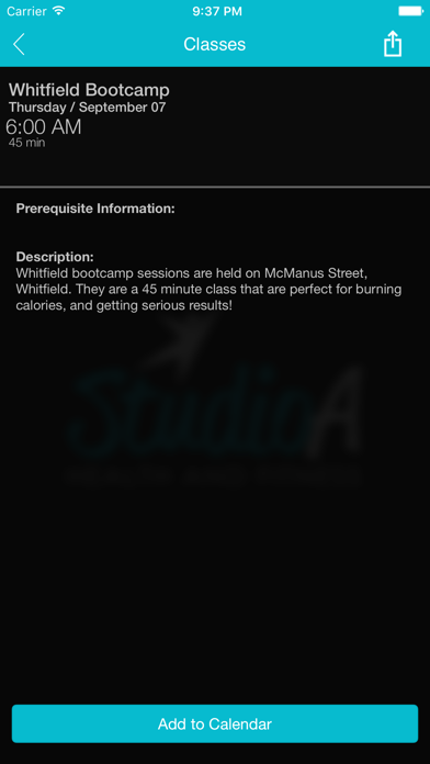 Studio A Health And Fitness screenshot 4