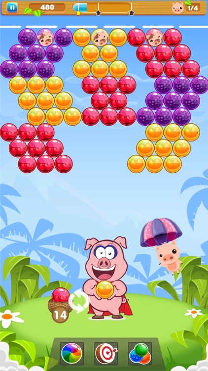 Pig Rescue Bubble Shooter screenshot-4