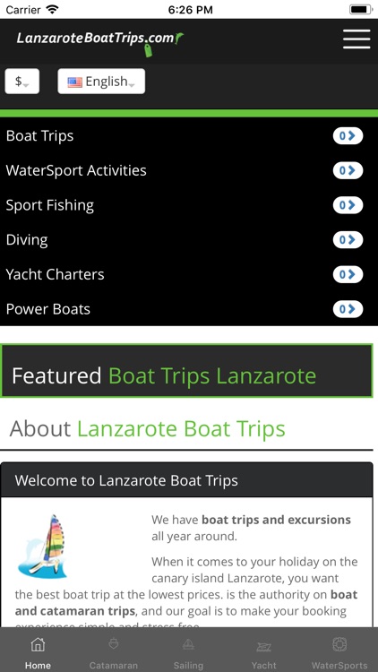 Lanzarote Boat Trips