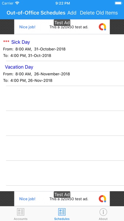 Out-of-Office Exchange Online screenshot-6