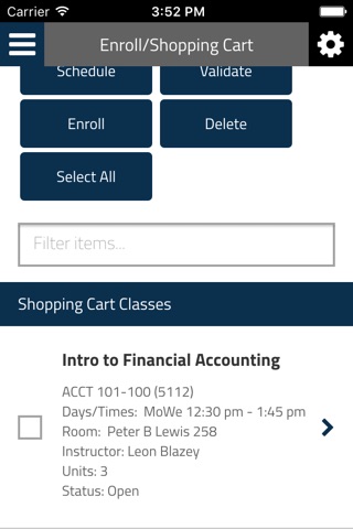 CWRU SIS Mobile screenshot 3