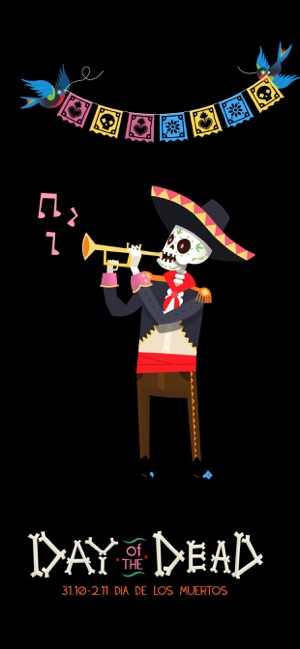 Day of the Dead Stickers Pro